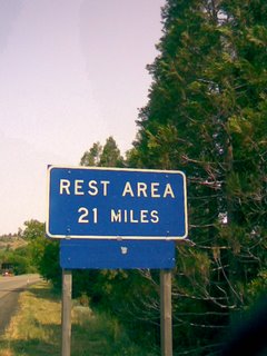 Leaving Weed, CA Rest Area 21 Miles