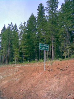 Elevation 4000 Feet!