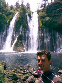 Nathaniel Burnett at Burney Falls