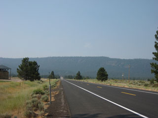 Looking back on Mount Hebron Summit Elevation 5202 Feet!